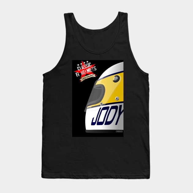 JODY SCHECKTER CLASSIC HELMET Tank Top by Cirebox